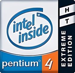 Pentium 4 Extreme 2003 branding
