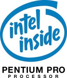 Pentium Pro 1995 branding