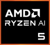 AMD Ryzen AI 5 PRO 340 Branding Badge