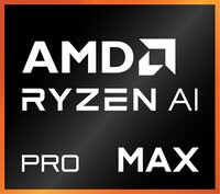 AMD Ryzen AI Max PRO 380 Branding Badge