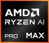 AMD Ryzen AI Max PRO 385 Branding Badge