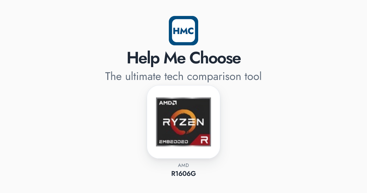AMD R1606G Full Specs - HMC