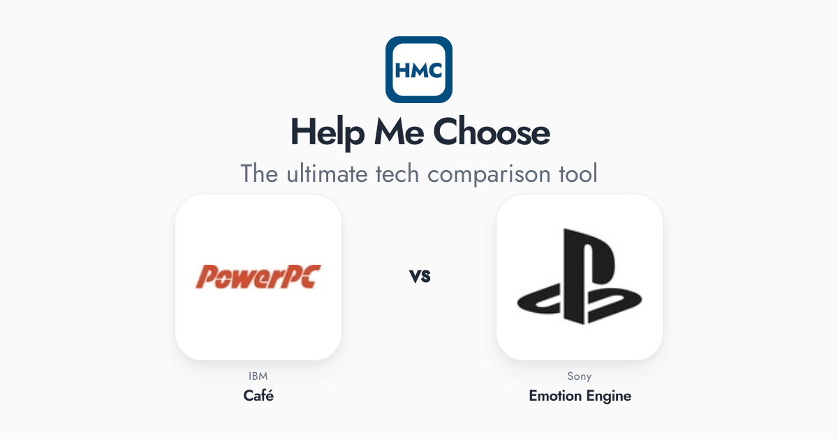 IBM Café vs Sony Emotion Engine Full Specs - HMC
