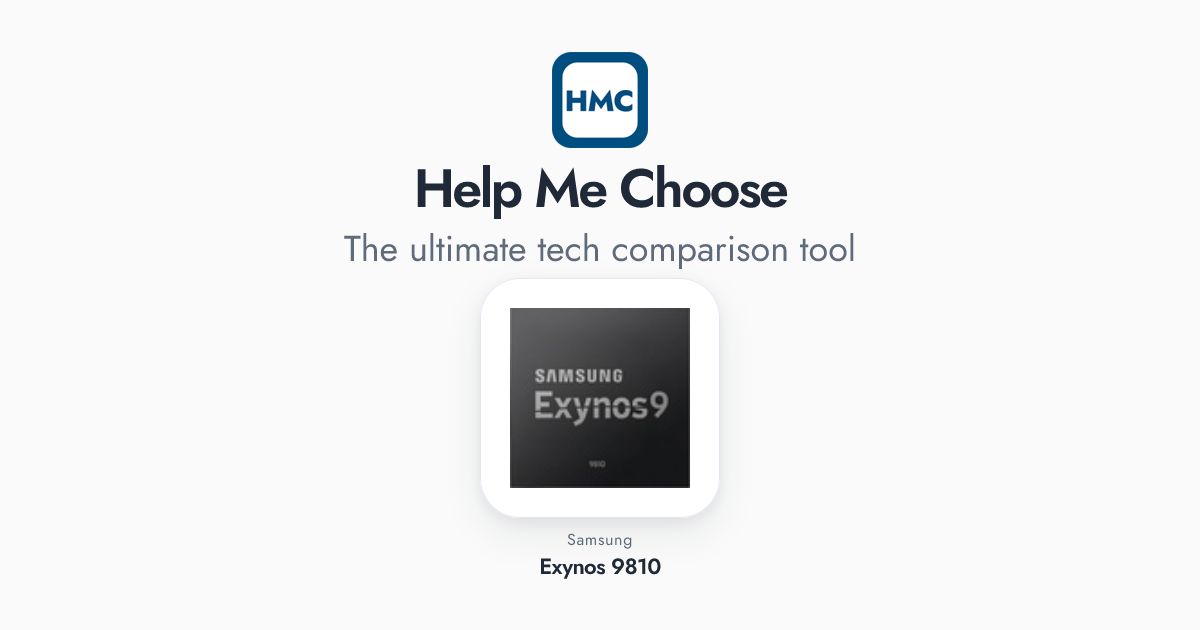Samsung Exynos 9810 Full Specs - HMC