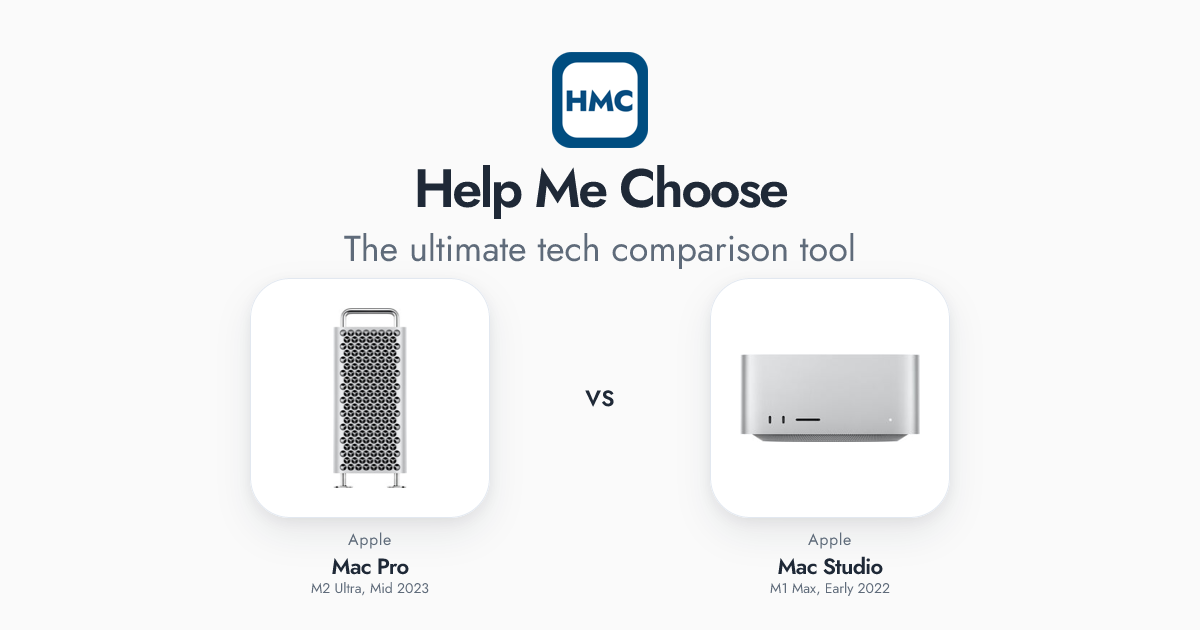 Mac Pro (M2 Ultra, Mid 2023) vs Mac Studio (M1 Max, Early 2022) Full ...