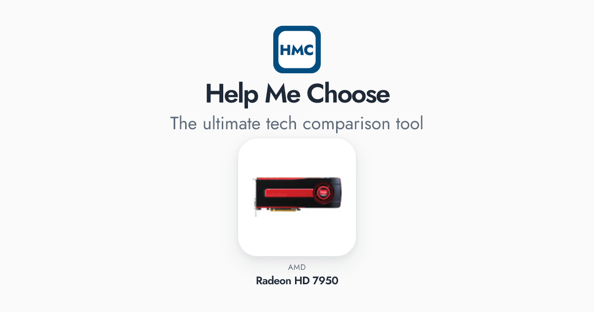 AMD Radeon HD 7950 Full Specs - HMC