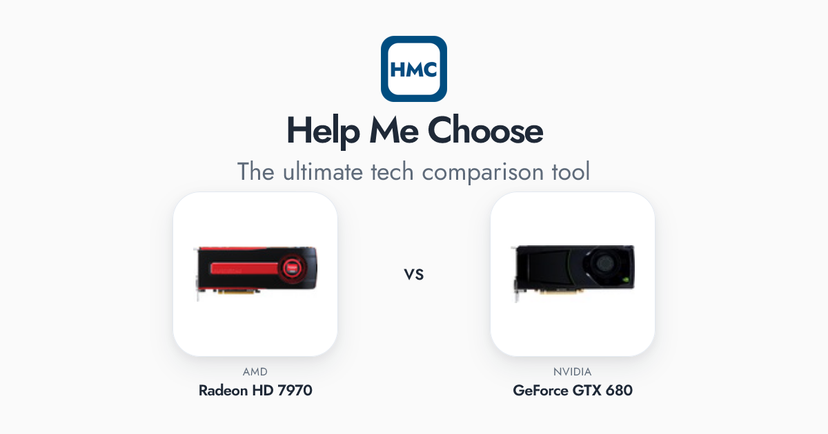 AMD Radeon HD 7970 vs NVIDIA GeForce GTX 680 Full Specs - HMC