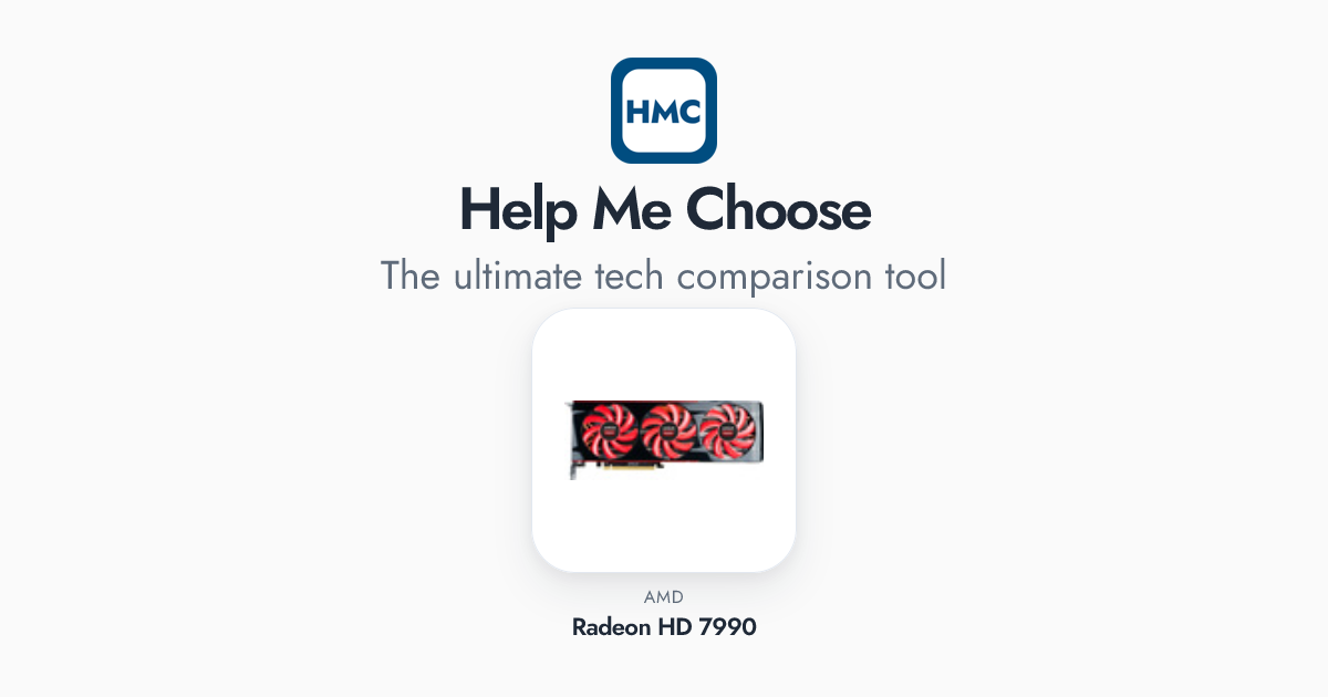 AMD Radeon HD 7990 Full Specs - HMC