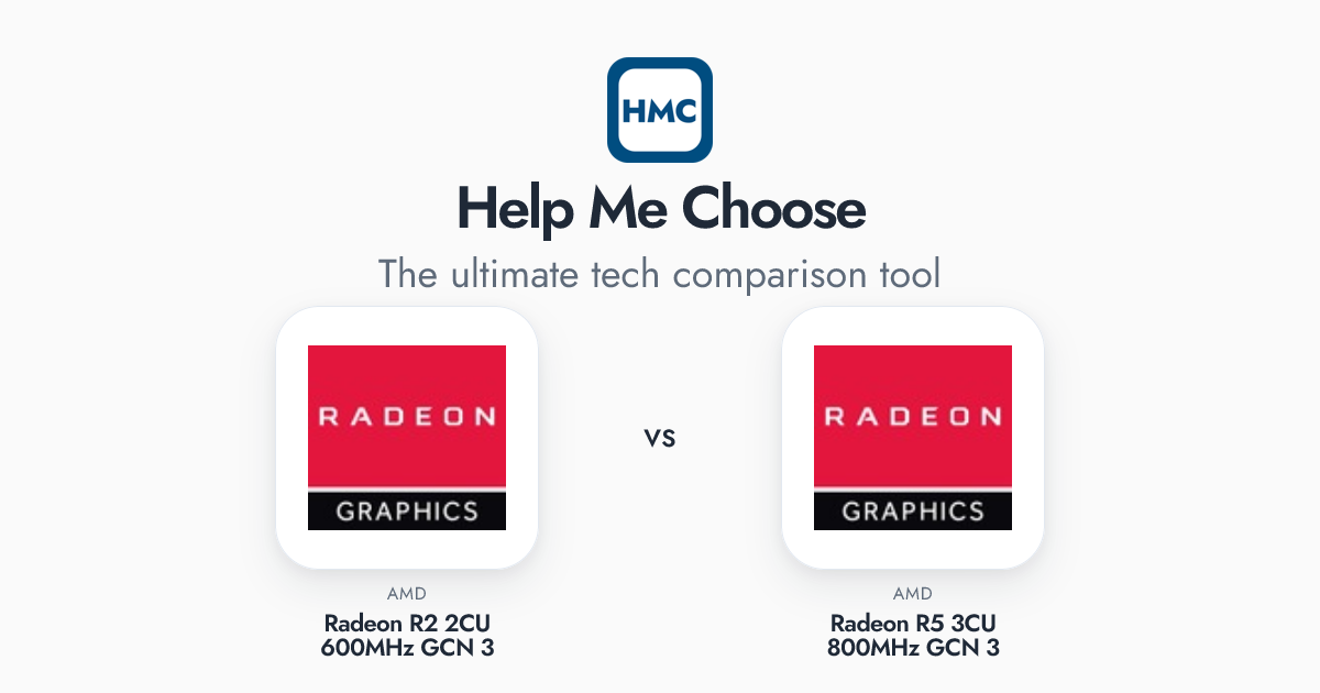 AMD Radeon R2 2CU 600MHz GCN 3 vs AMD Radeon R5 3CU 800MHz GCN 3 Full ...