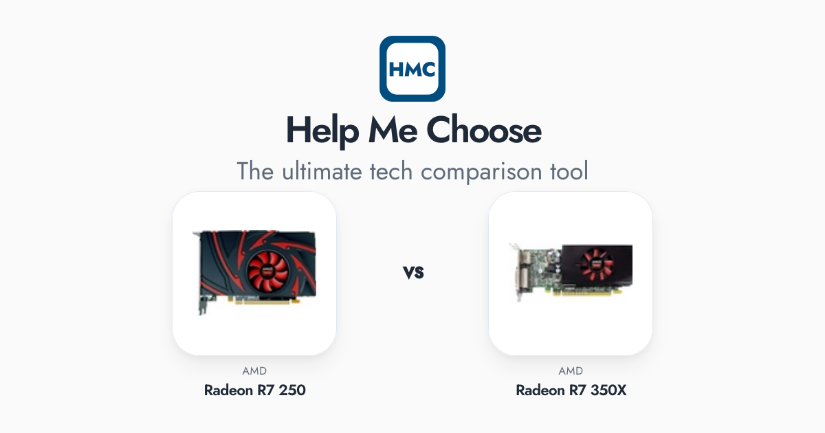 Amd Radeon R7 330 AMD Radeon R7 250 vs AMD Radeon R7 350X Full Specs - HMC