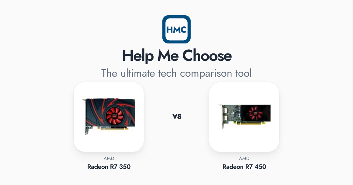 Amd Drivers Radeon Rx 350 AMD Radeon R7 350 vs AMD Radeon R7 450 Full Specs - HMC