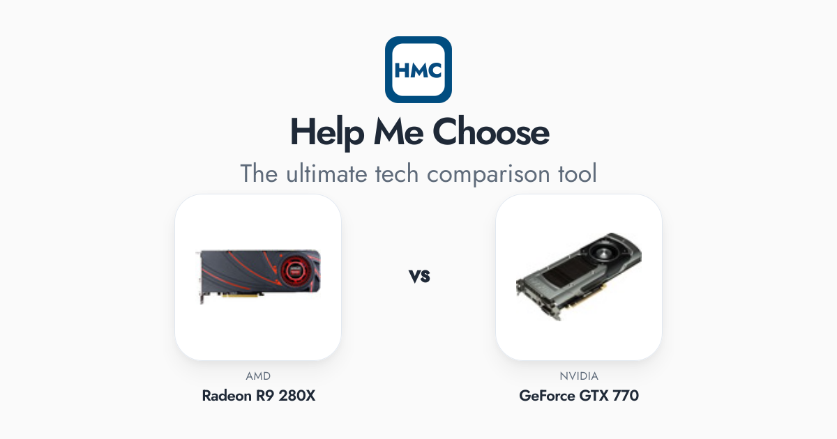 Amd Radeon Hd 770 NVIDIA GeForce GTX 770 vs AMD Radeon R9 280X Full Specs - HMC