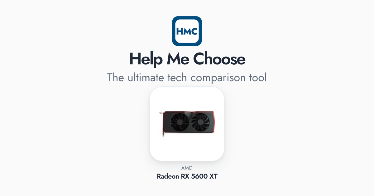 Cpu Amd Radeon 5600 Rxt AMD Radeon RX 5600 XT Full Specs - HMC