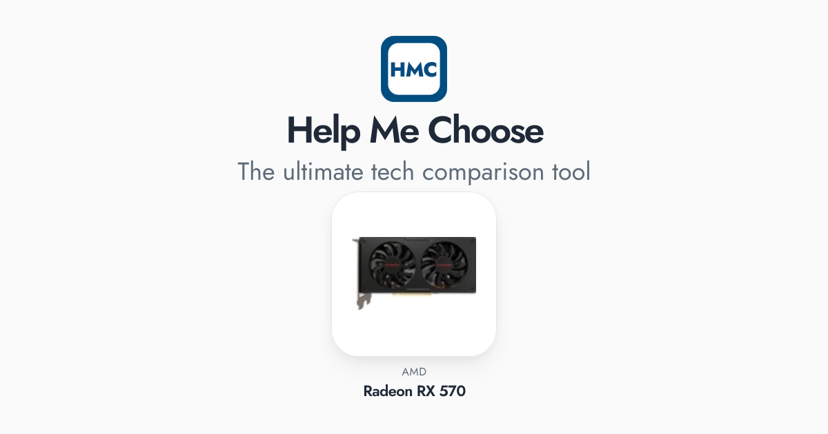 AMD Radeon RX 570 Full Specs - HMC