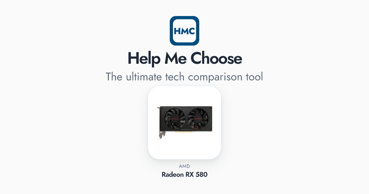 AMD Radeon RX 580 Full Specs - HMC