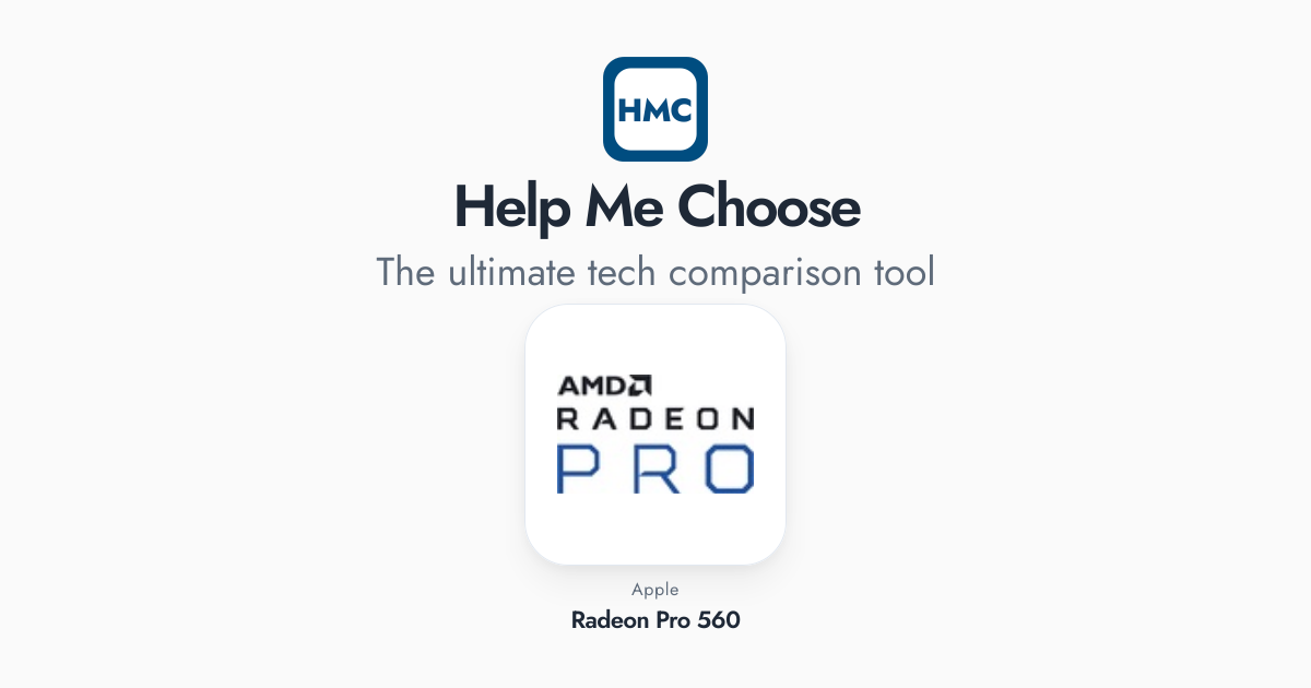 Amd 560pro Apple Radeon Pro 560 Full Specs - HMC