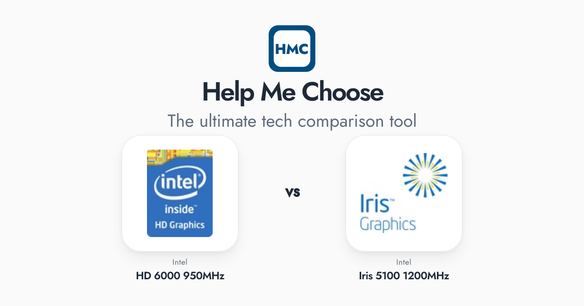 Itel 5100 Java Intel Iris 5100 1200MHz vs Intel HD 6000 950MHz Full Specs - HMC