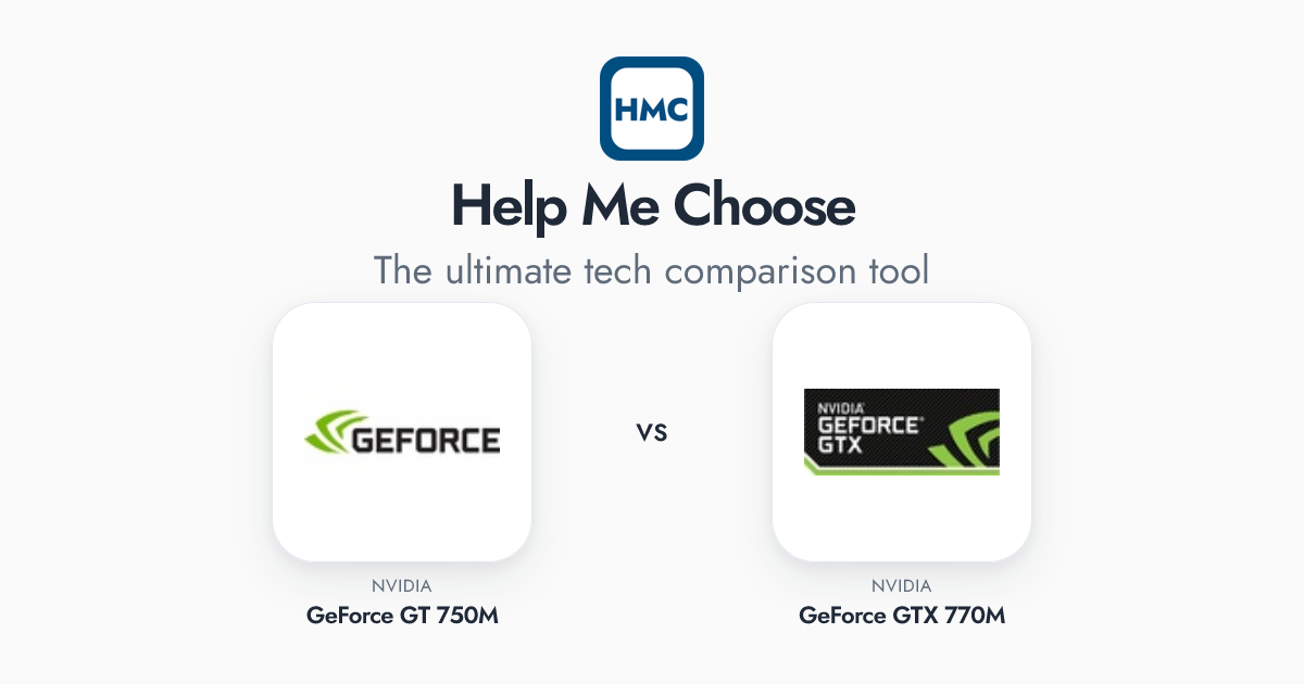 770m NVIDIA GeForce GT 750M vs NVIDIA GeForce GTX 770M Full Specs - HMC