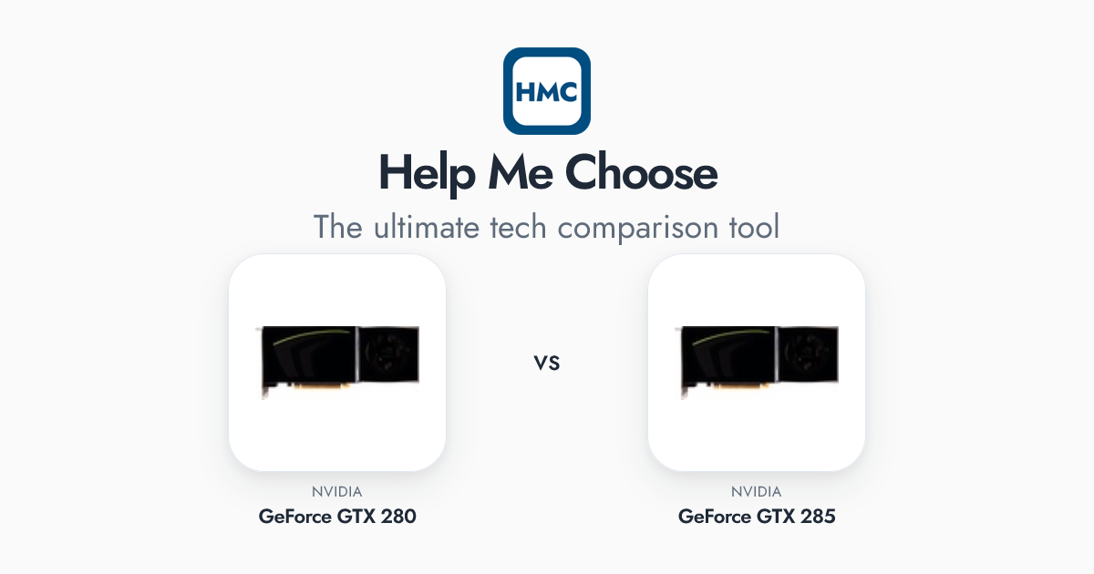 Nvidia 280 NVIDIA GeForce GTX 285 vs NVIDIA GeForce GTX 280 Full Specs - HMC