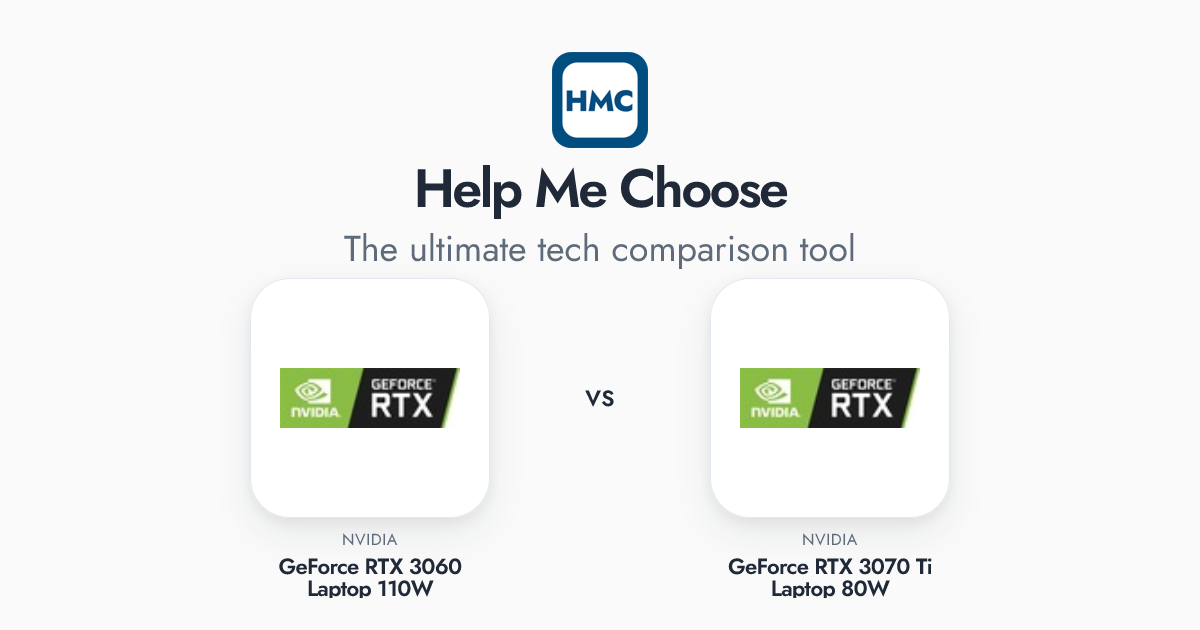 NVIDIA GeForce RTX 3060 Laptop 110W vs NVIDIA GeForce RTX 3070 Ti ...