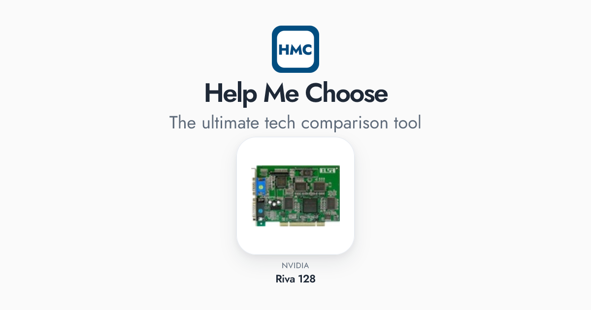 NVIDIA Riva 128 Full Specs - HMC