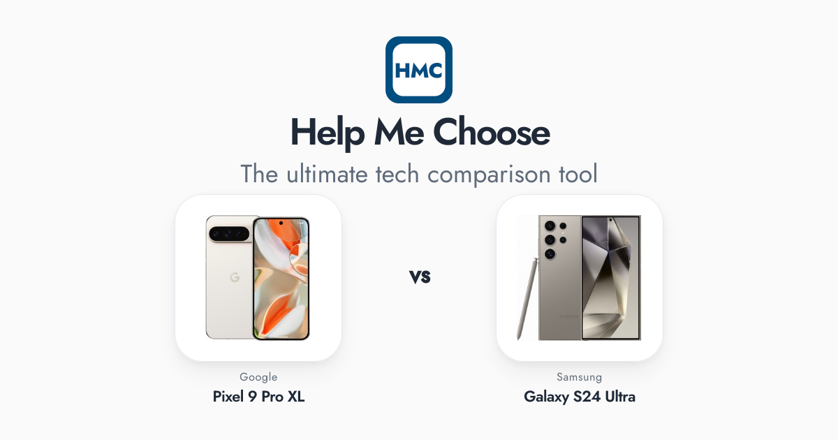 Samsung Galaxy S24 Ultra vs Google Pixel 9 Pro XL Full Specs - HMC